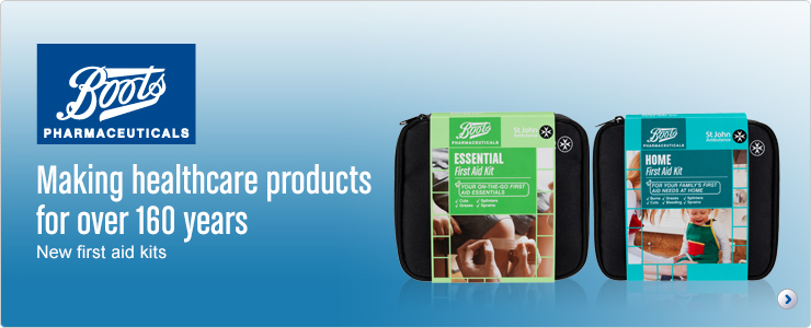 Boots Pharmaceuticals St Johns First Aid Kits